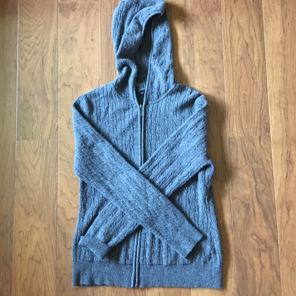 Grey zip up